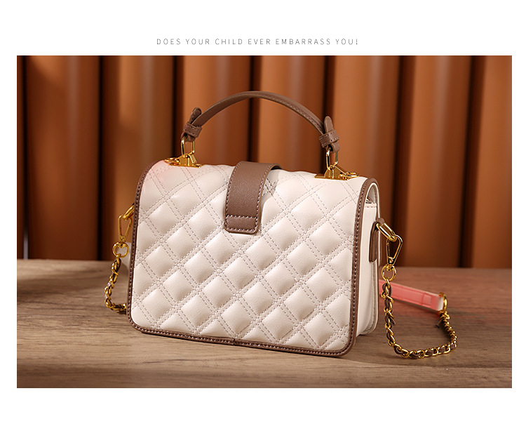 2025 New Summer Womens Light Luxury Quilted Crossbody Handbag